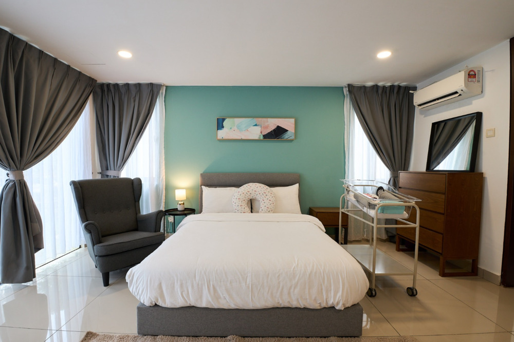 Dedicated confinement rooms for mothers and babies with traditional healing methods and confinement rituals